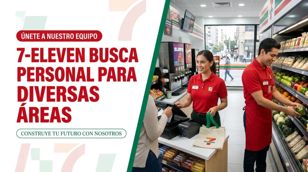 7-Eleven busca personal para diversas áreas